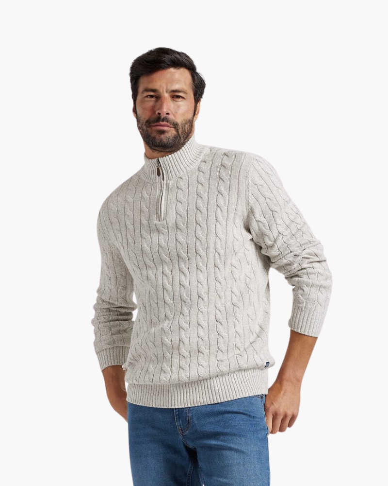 Pull à col zippé Verbier