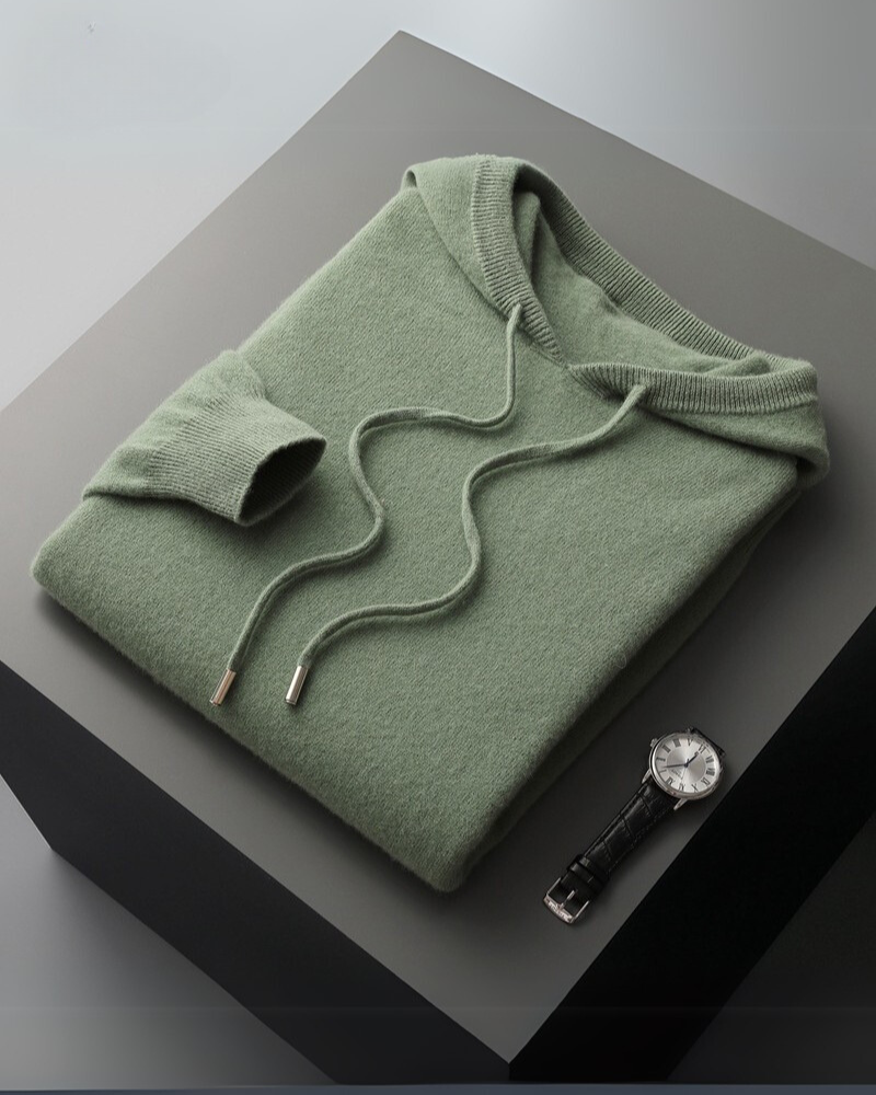 Hoodie 100% Cachemire