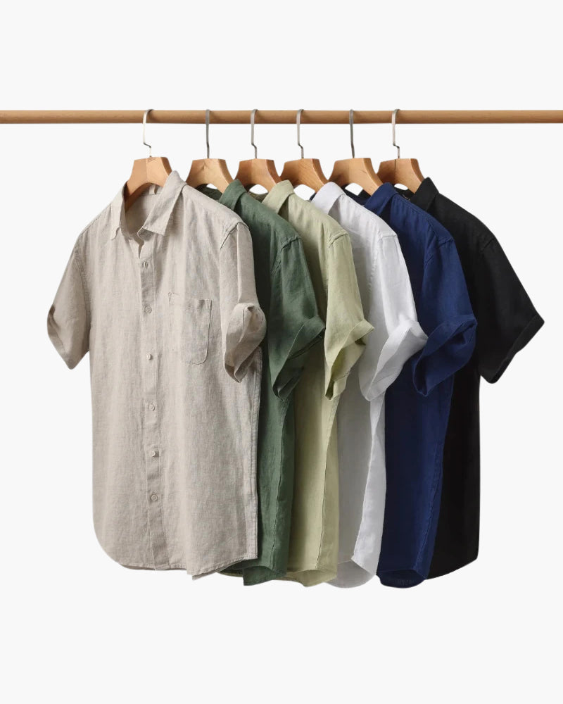 Cape Town - Chemise en Lin (Manches Courtes)