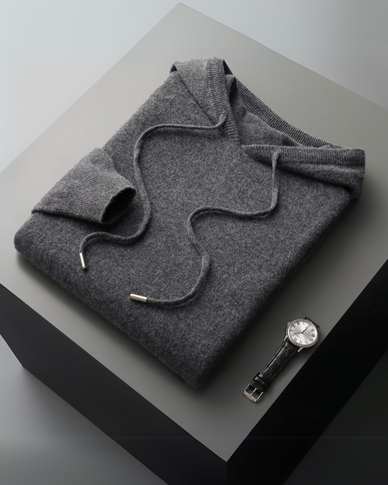 Hoodie 100% Cachemire