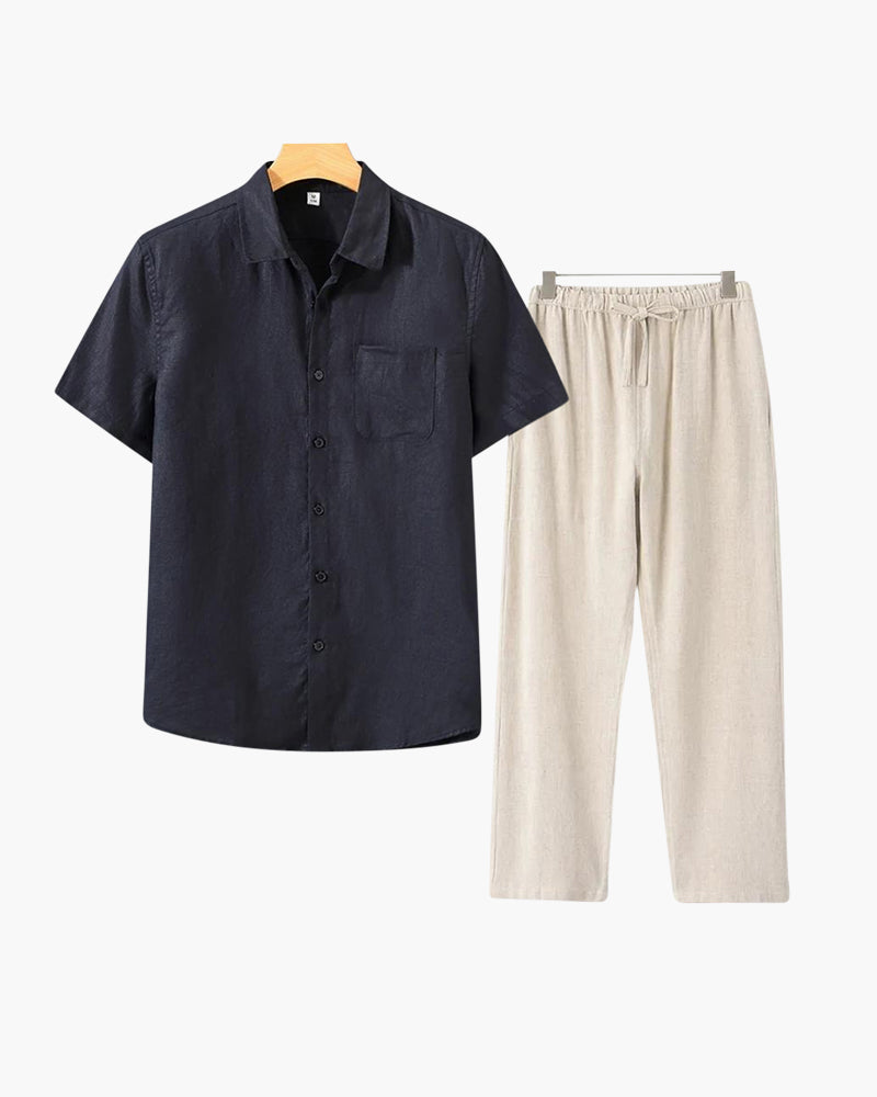 Marezzi Combo en Lin (Manches Courtes)
