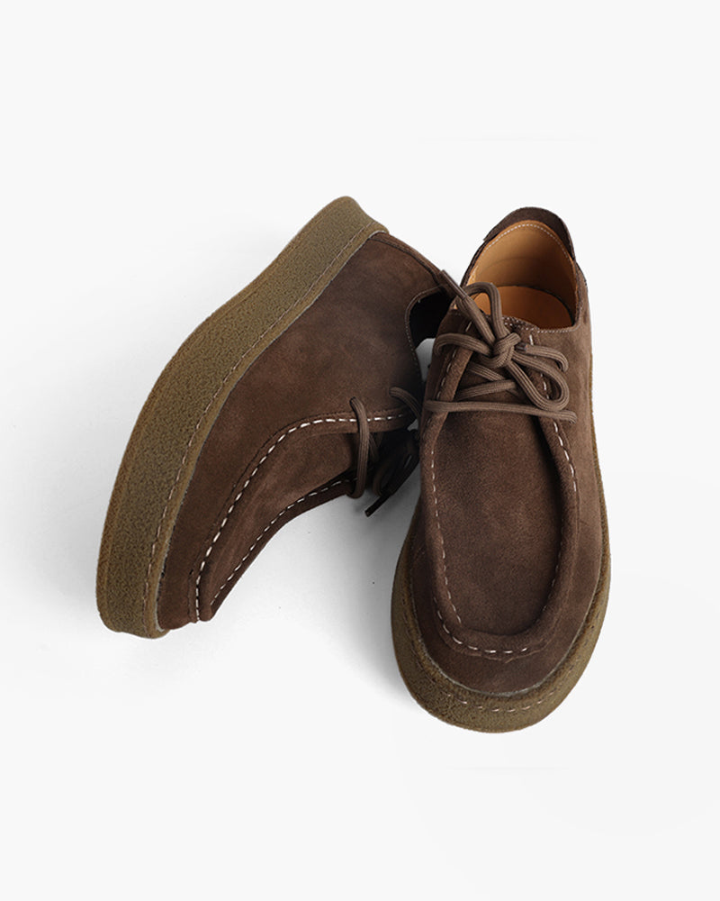 Chaussures de Ville en Suède Premium