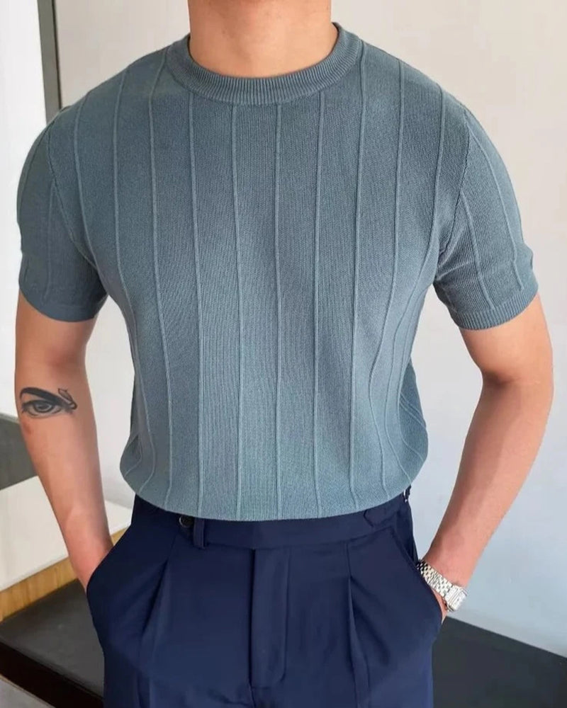 T-shirt à Côtes Cannes