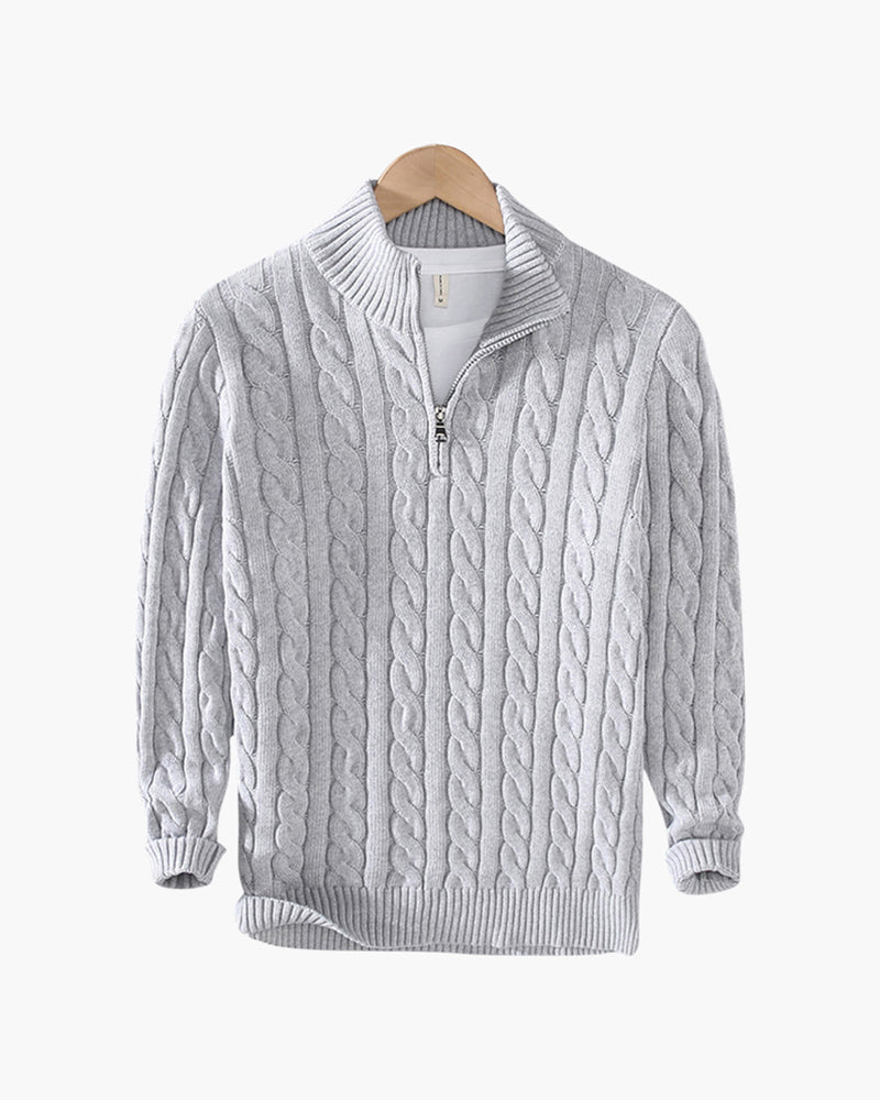 Pull à col zippé Verbier