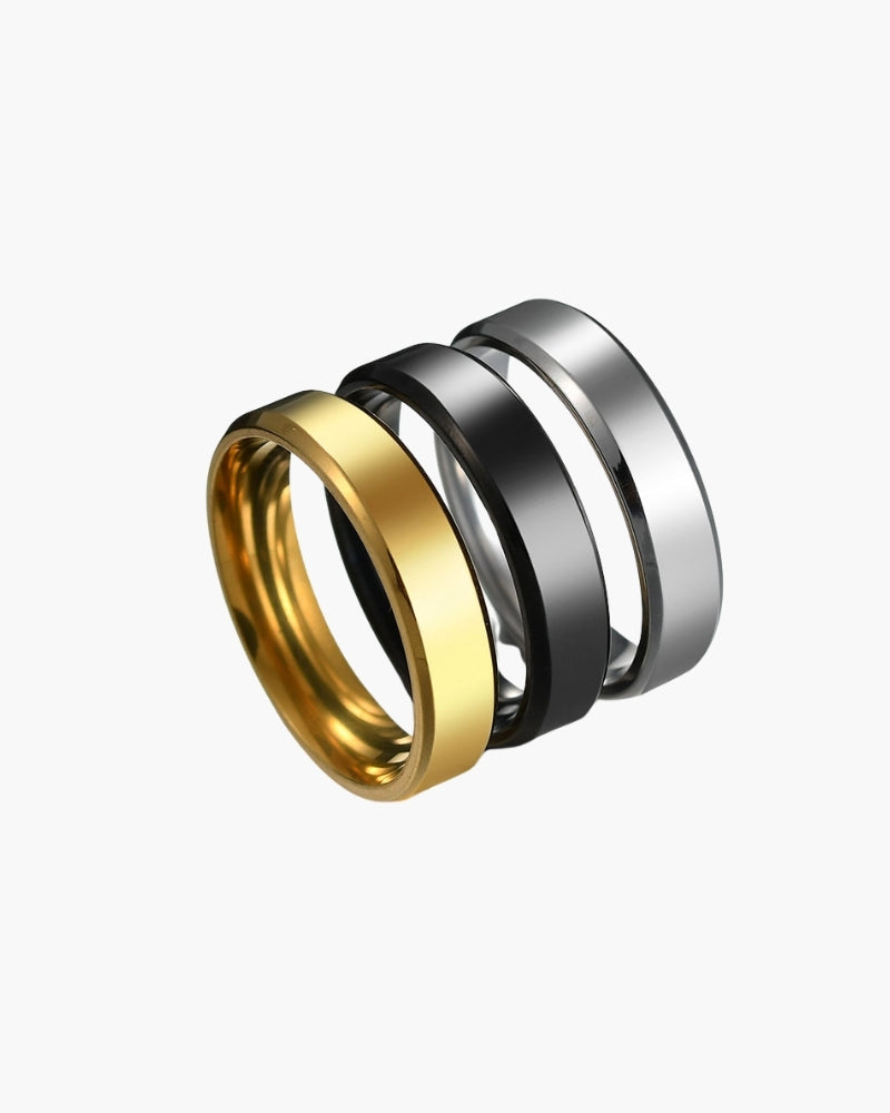 Bague en Acier Trinity