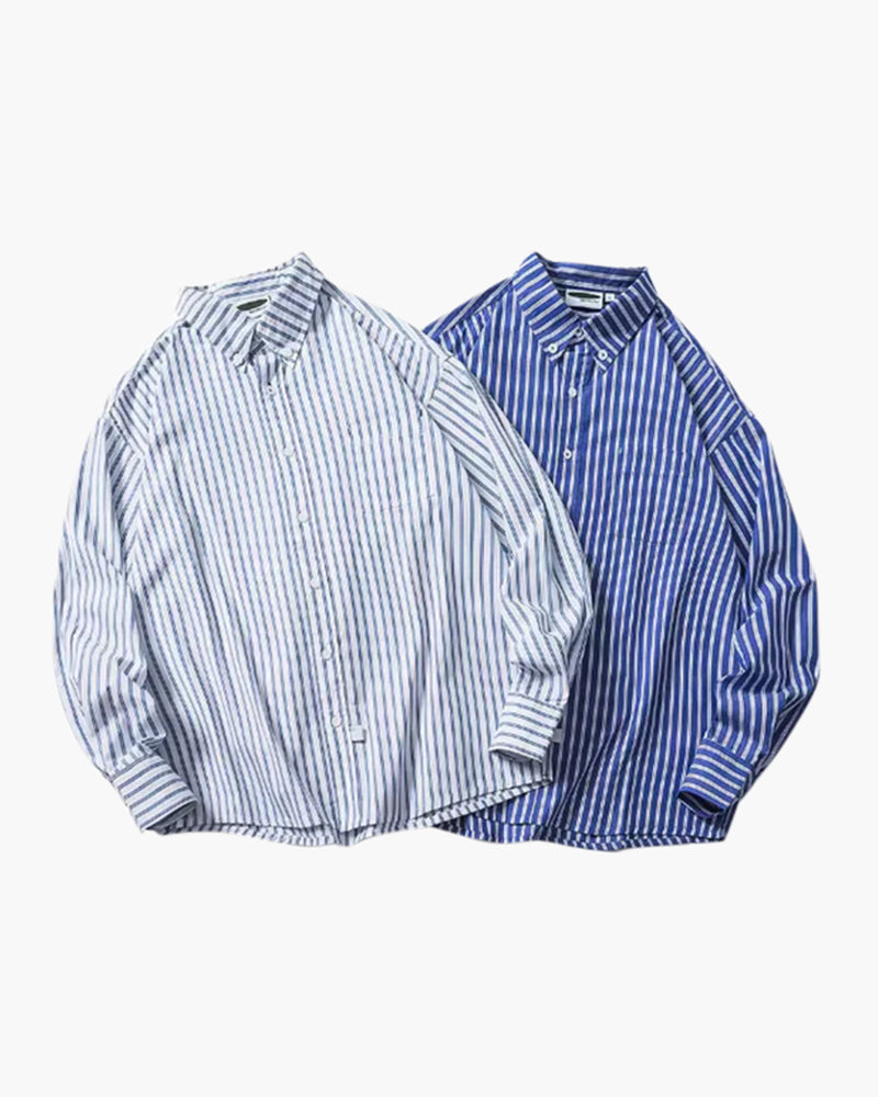 Chemise Rayée Oversize