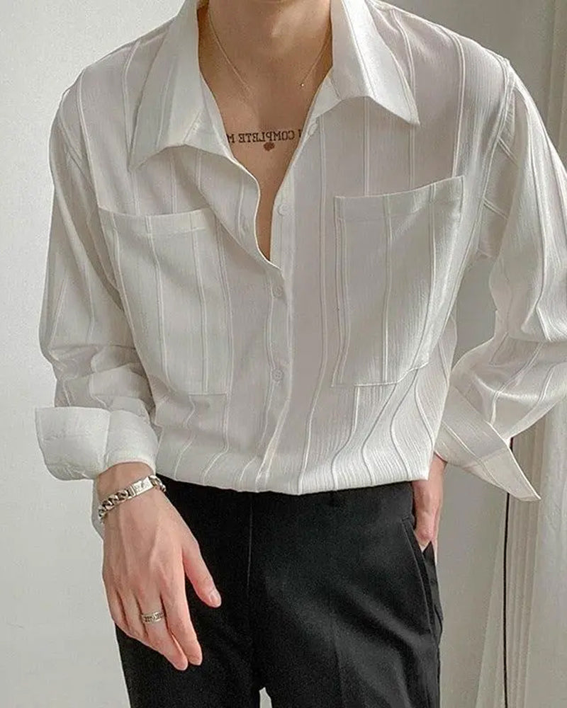 Chemise côtelée ST Tropez