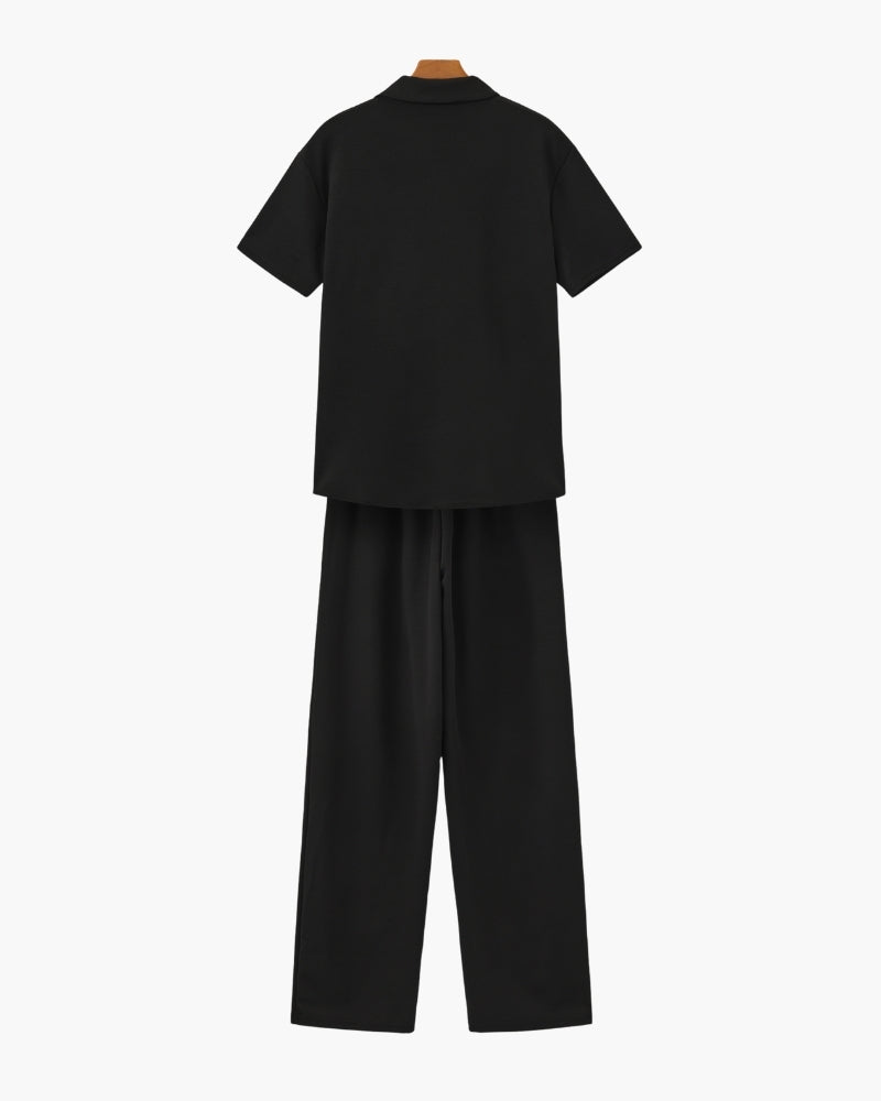 Ensemble Polo en Coton & Pantalon