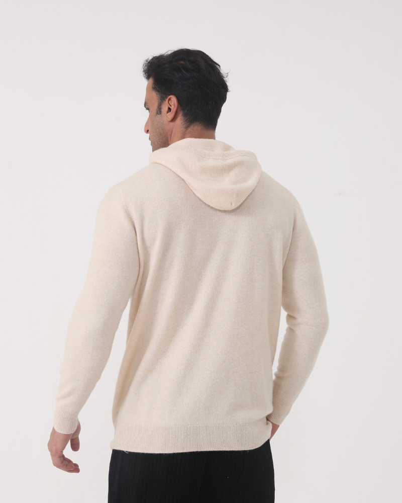 Hoodie 100% Cachemire