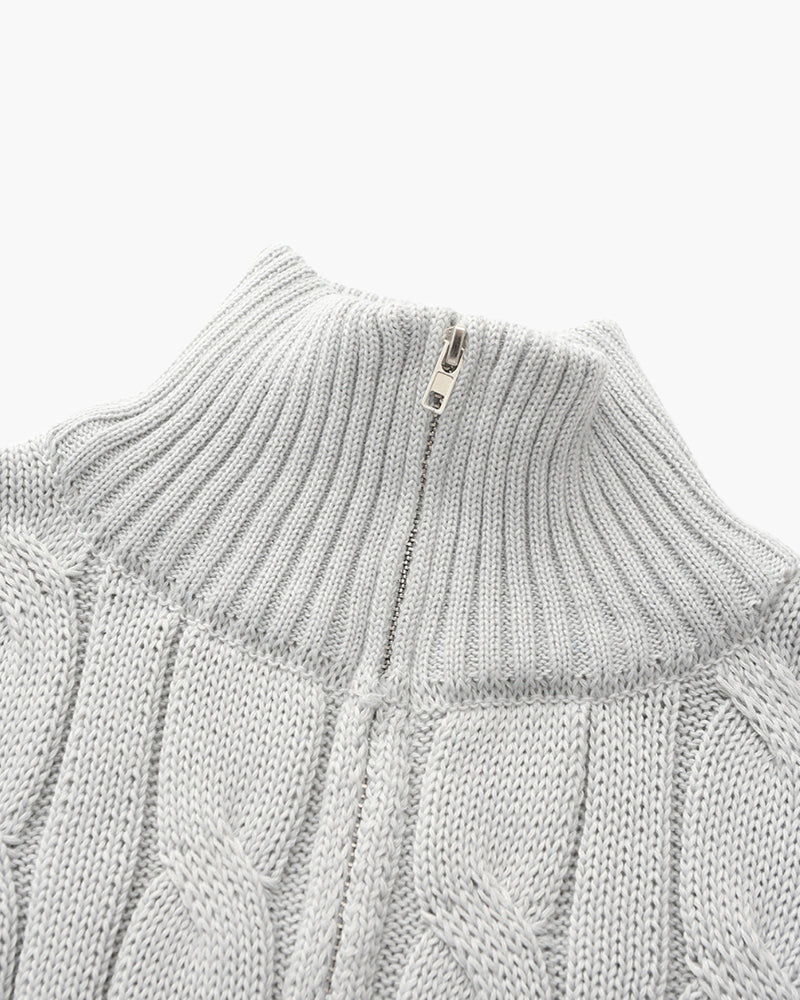Pull à col zippé Verbier