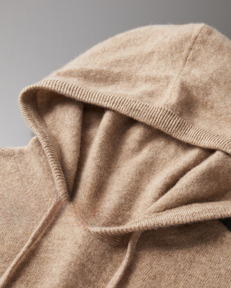 Hoodie 100% Cachemire