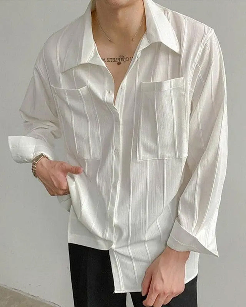 Chemise côtelée ST Tropez