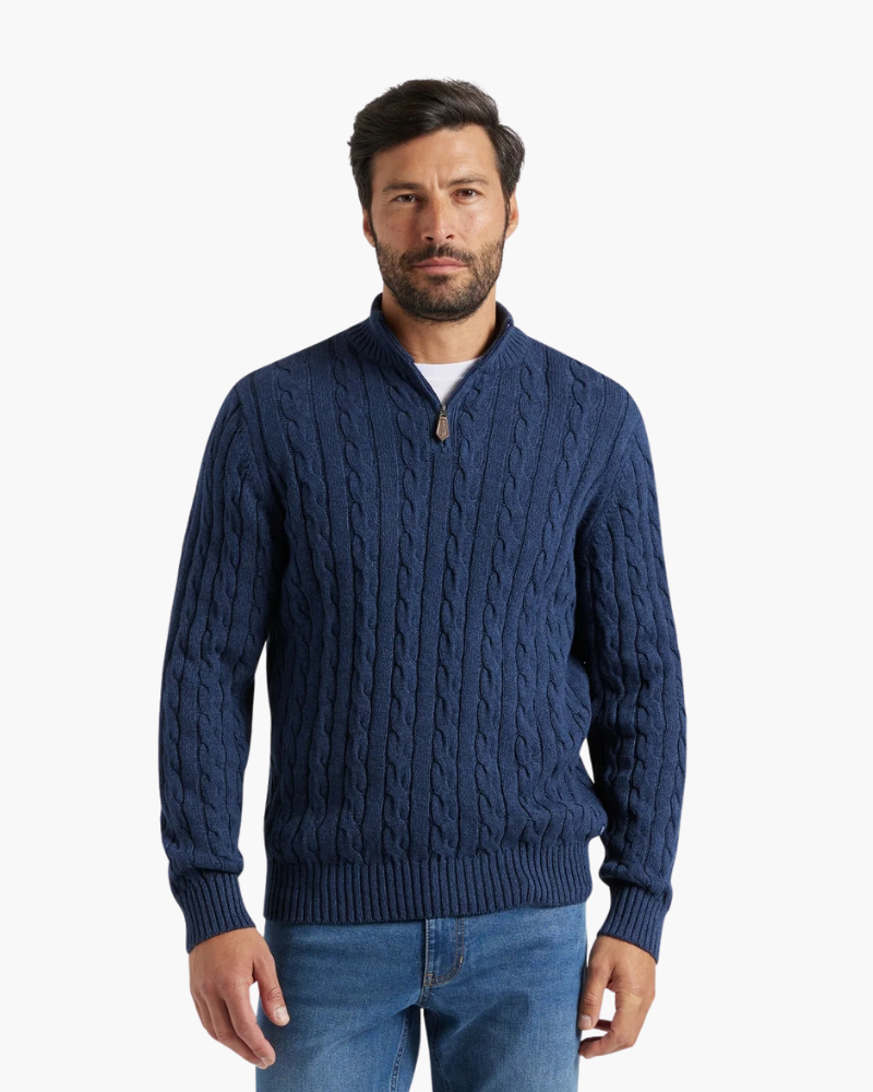 Pull à col zippé Verbier