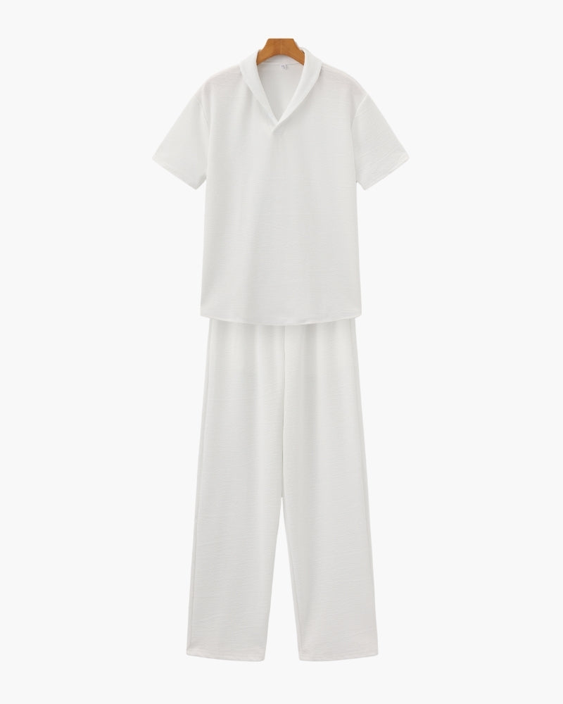 Ensemble Polo en Coton & Pantalon