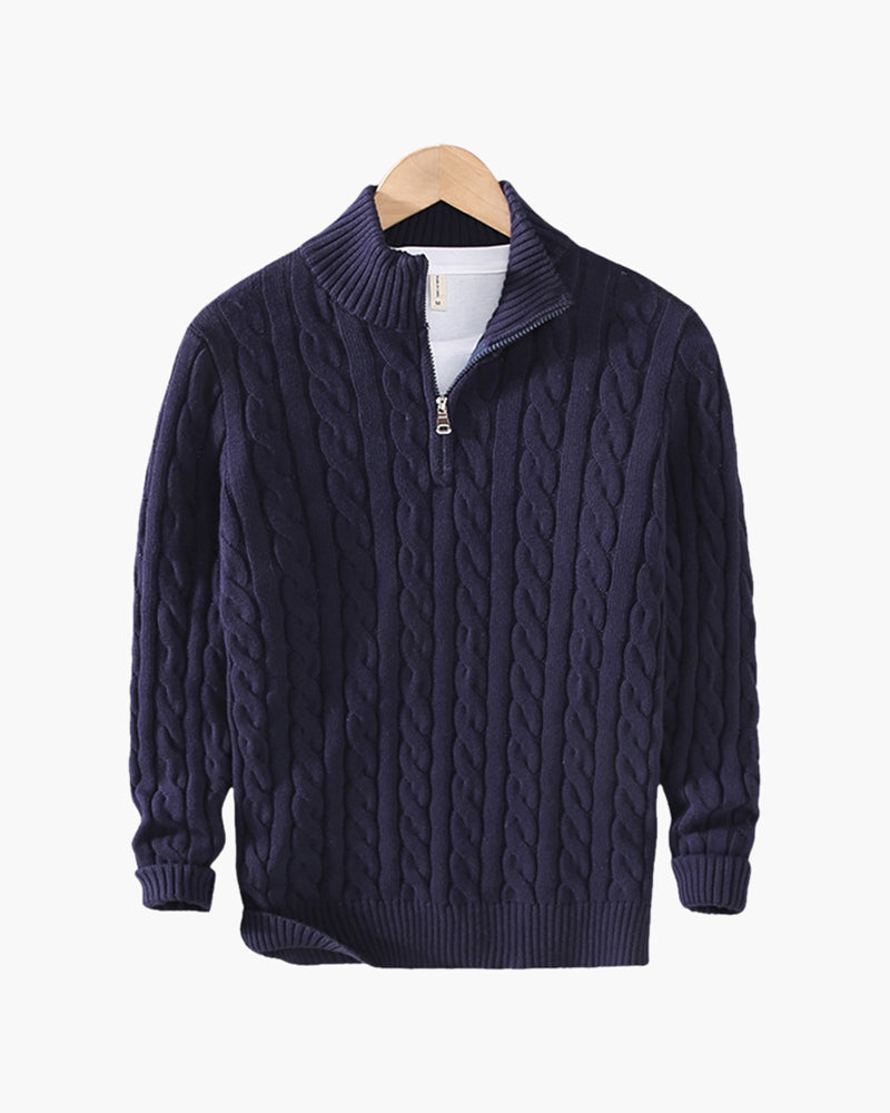 Pull à col zippé Verbier