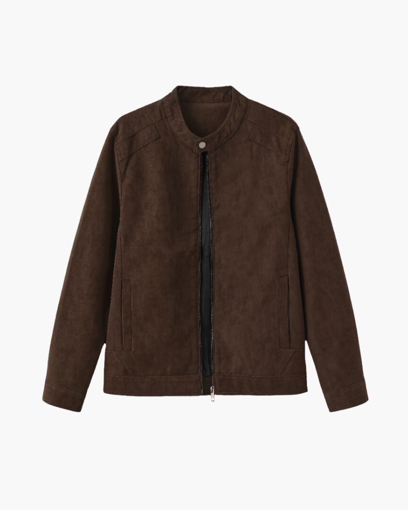 Veste en Cuir Suédé Estate