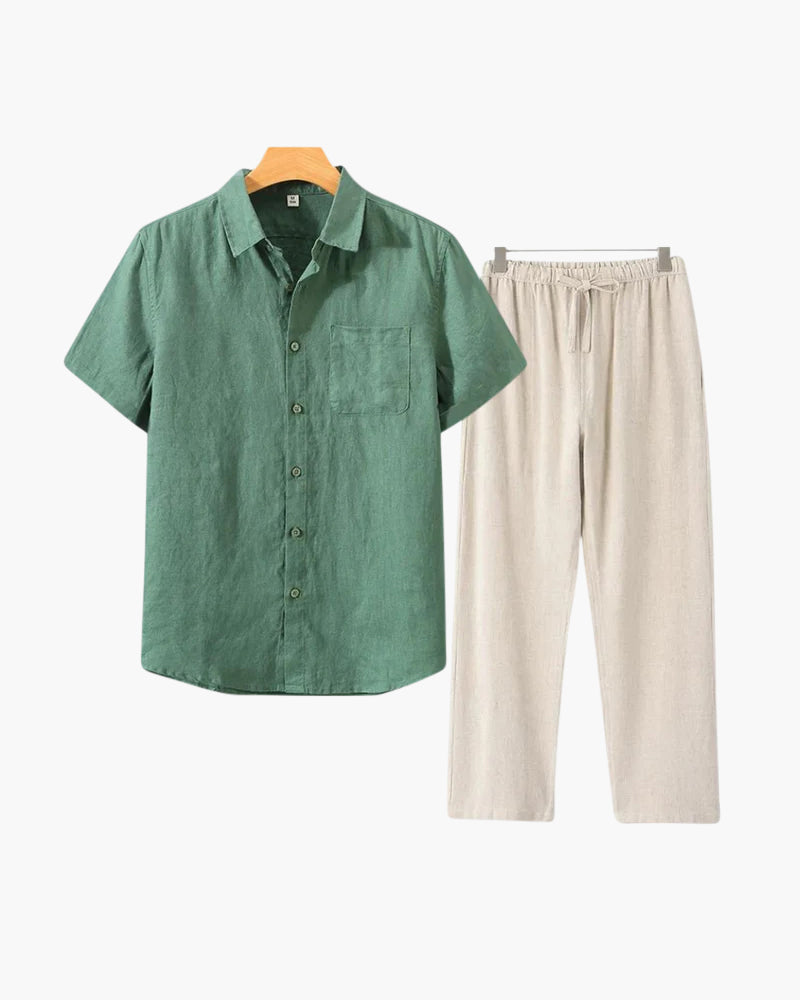 Marezzi Combo en Lin (Manches Courtes)