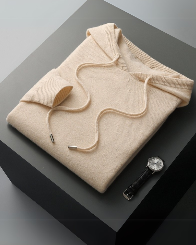 Hoodie 100% Cachemire