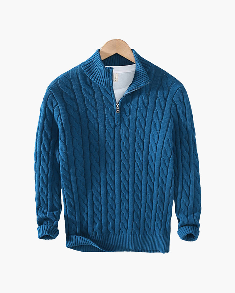 Pull à col zippé Verbier