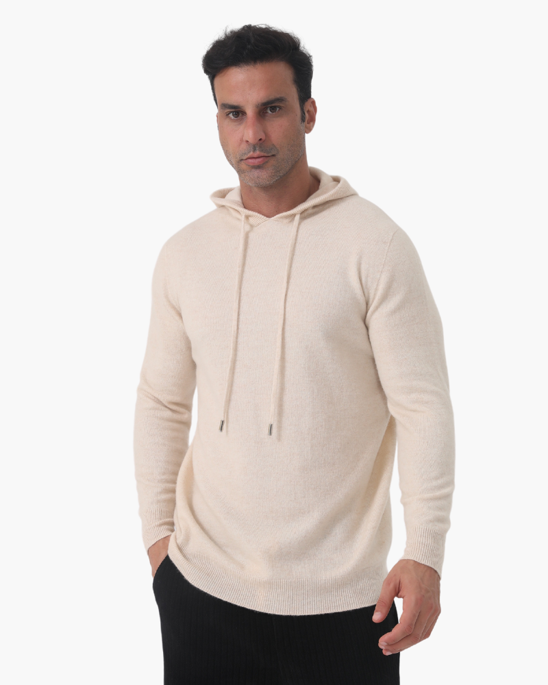 Hoodie 100% Cachemire