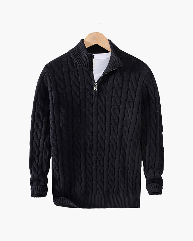 Pull à col zippé Verbier