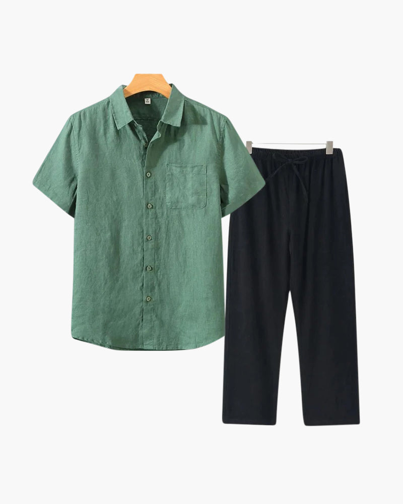 Marezzi Combo en Lin (Manches Courtes)
