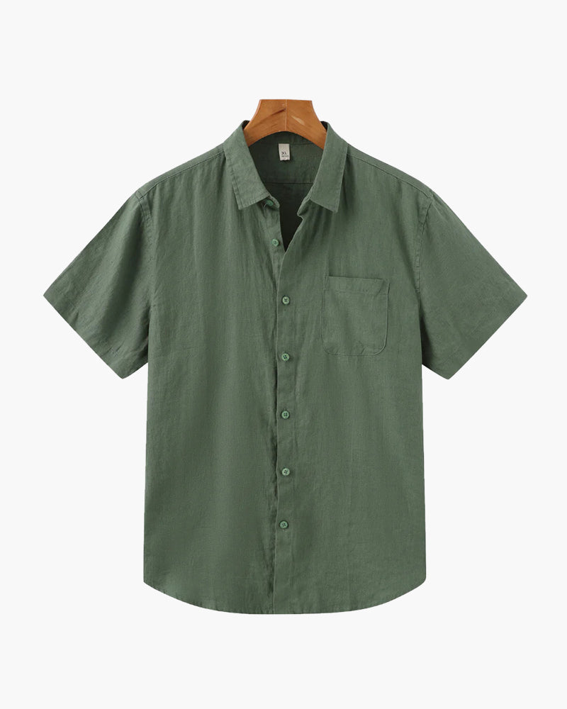 Cape Town - Chemise en Lin (Manches Courtes)