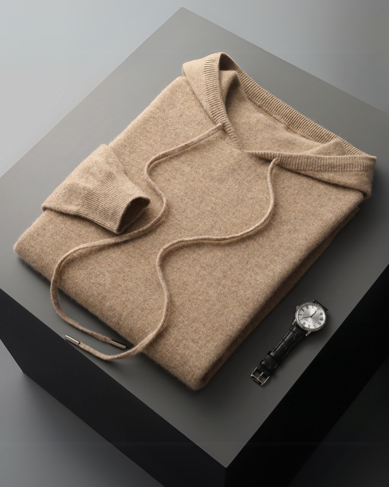 Hoodie 100% Cachemire