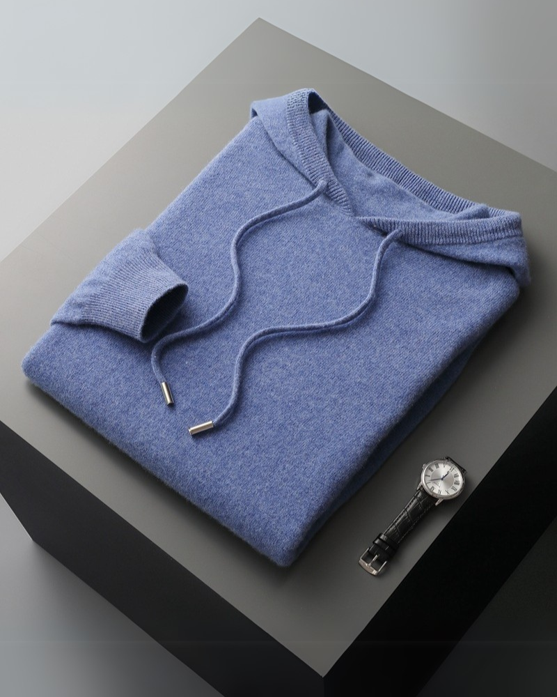 Hoodie 100% Cachemire