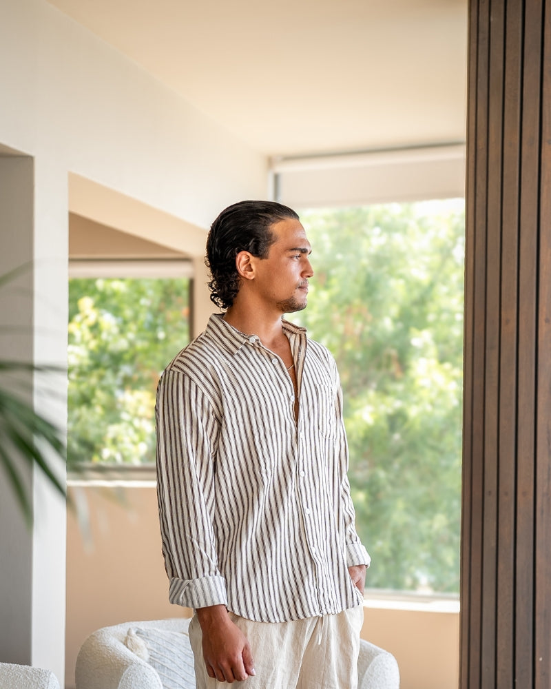 Chemise Rayée pour Messieurs