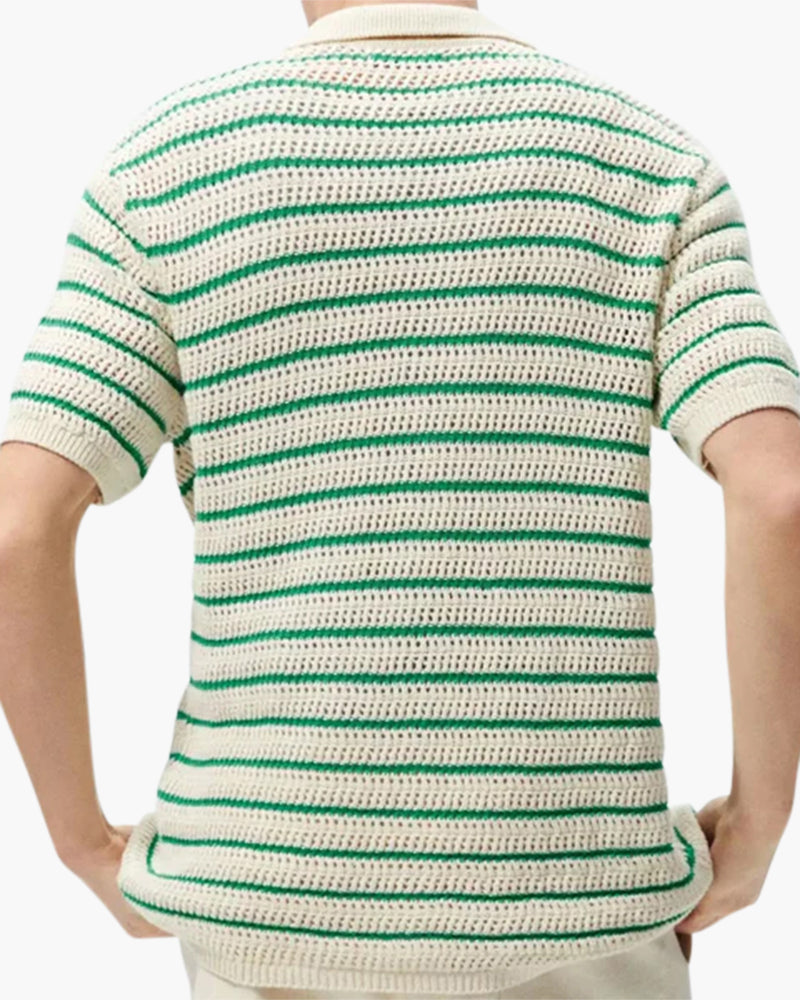 Marbella - Chemise à Boutons Tricotée